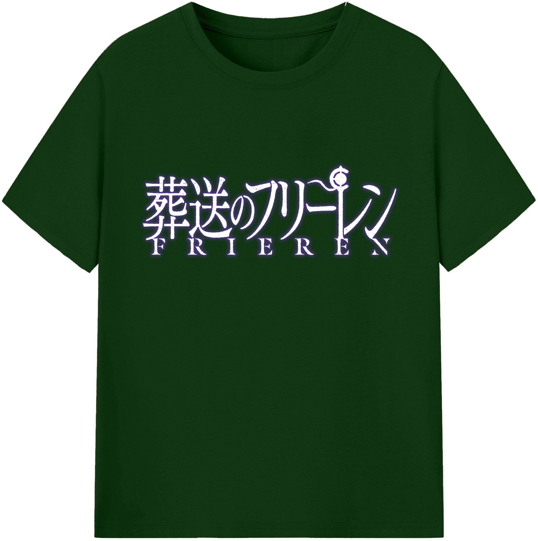 （画像用） 葬送のフリーレン Frieren 綿100％半袖Tシャツ（フロントプリント）